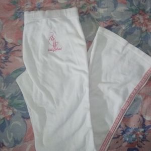 White cream color Baby phat sweatpants